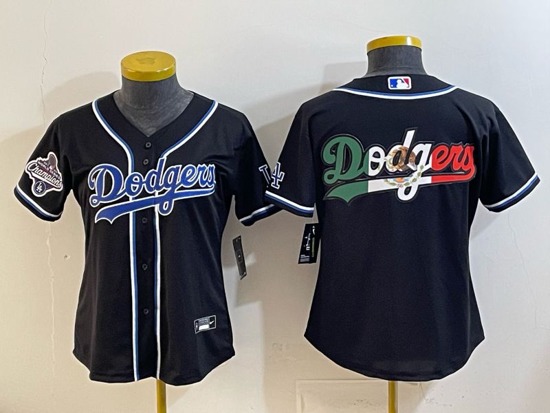 Youth 2026 Los Angeles Dodgers Blank Black Game Nike MLB Jersey style 007